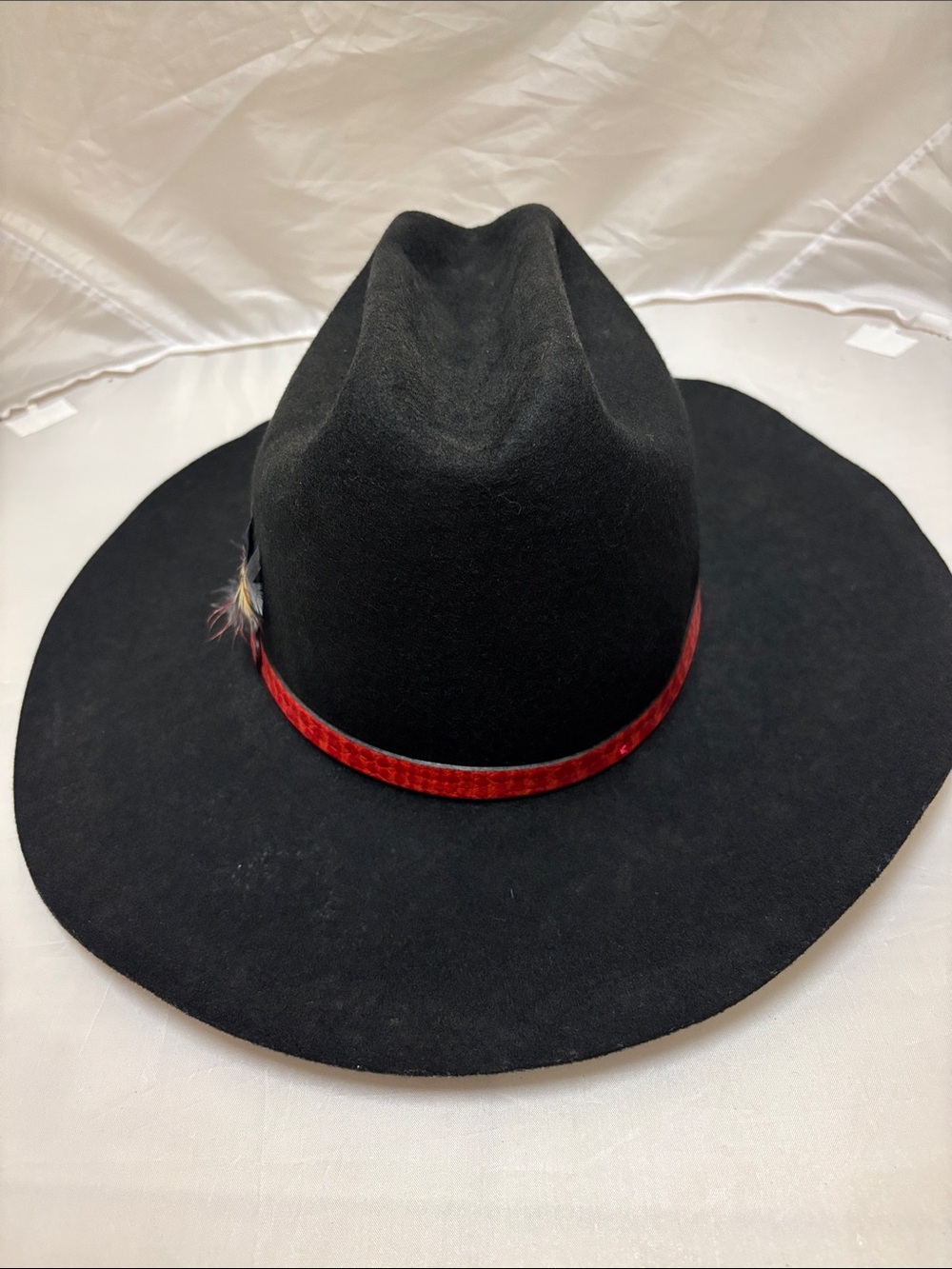 Men’s Rockmount Ranch Wear Black Cowboys Westerns Hat Style 1742 Sz 7